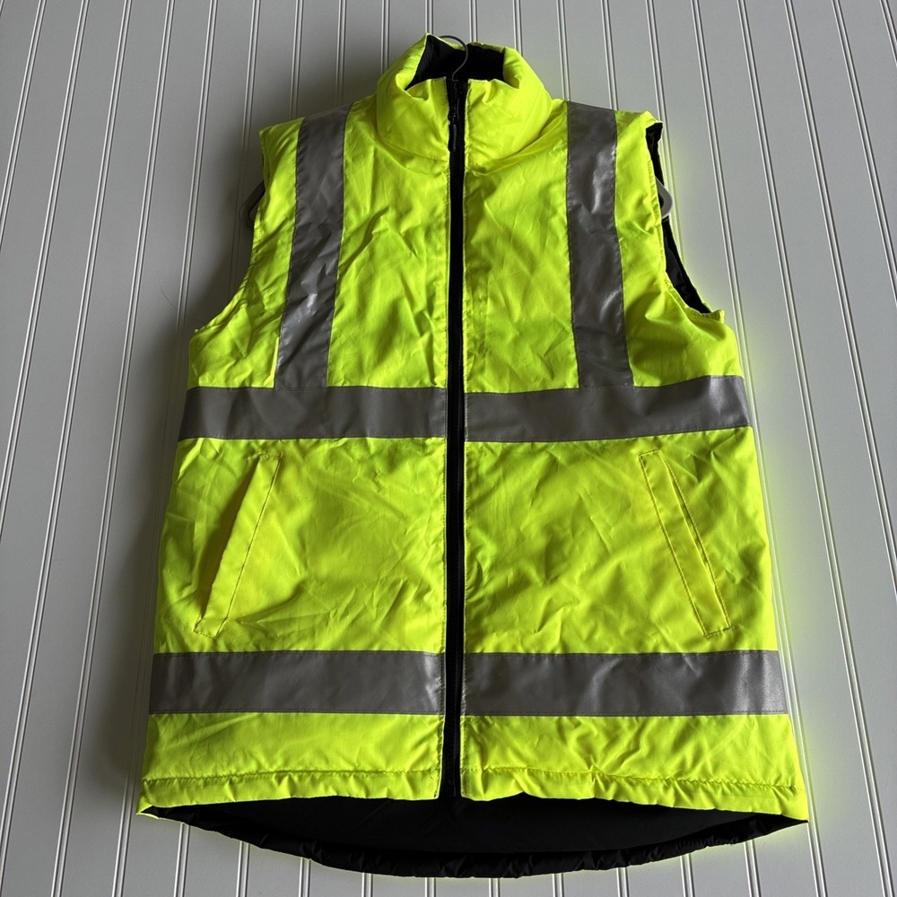Tingley Hi-Vis ANSI Class 2 Insulated Safety Reflective Vest, Two-Way Med. 40in